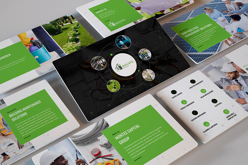 Montee Capital Group company profile - PowerPoint presentation design